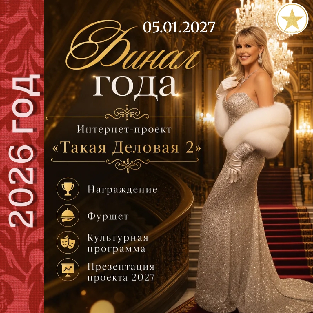 ФИНАЛ 2026 ГОДА ИНТЕРНЕТ-ПРОЕКТА "ТАКАЯ ДЕЛОВАЯ 2" И ЗАПУСК НОВОГО ВИТКА В 2027 ГОДУ!