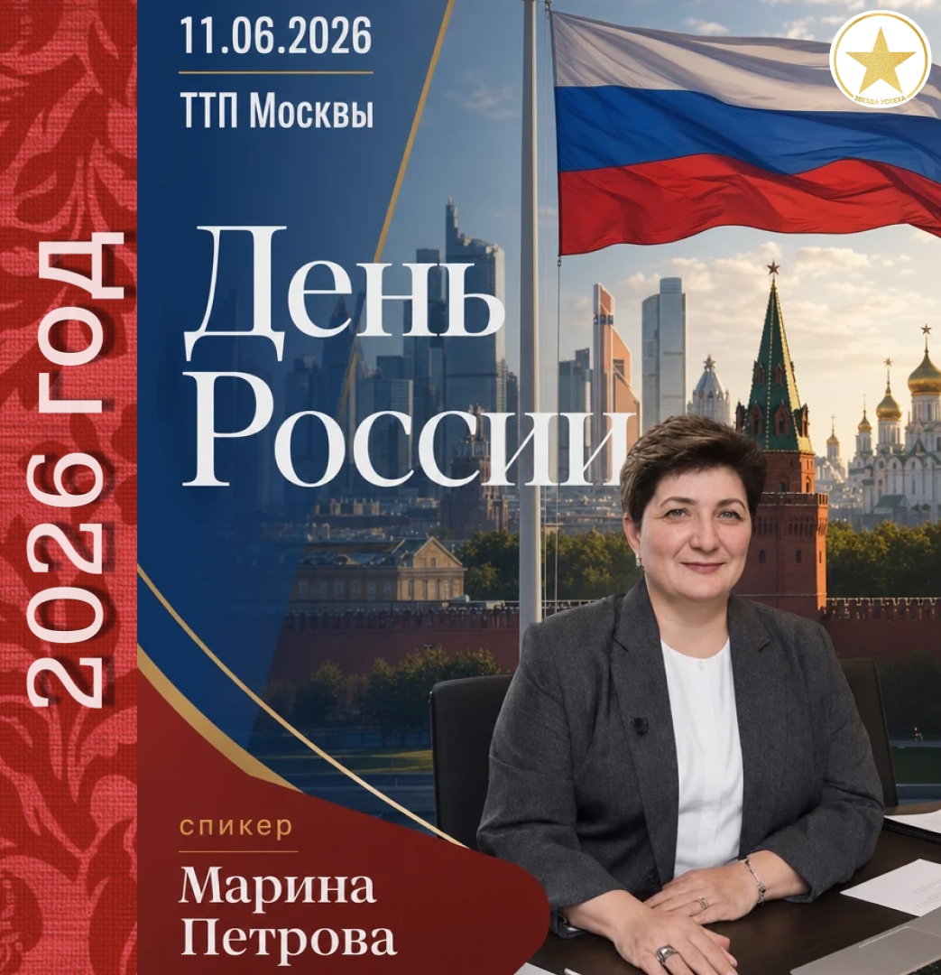 МАРИНА ПЕТРОВА - СПИКЕР В ТПП г. МОСКВЫ